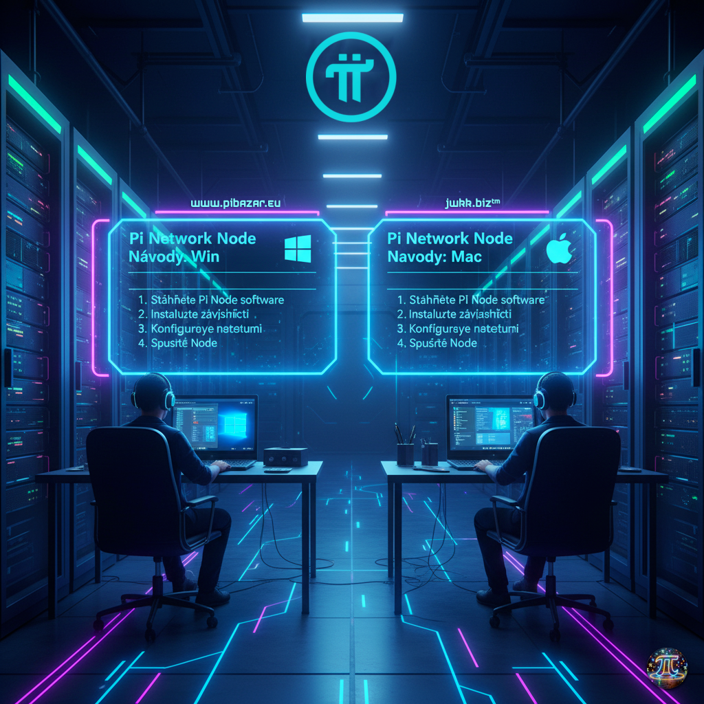 Pi Network Node Návody Win a Mac