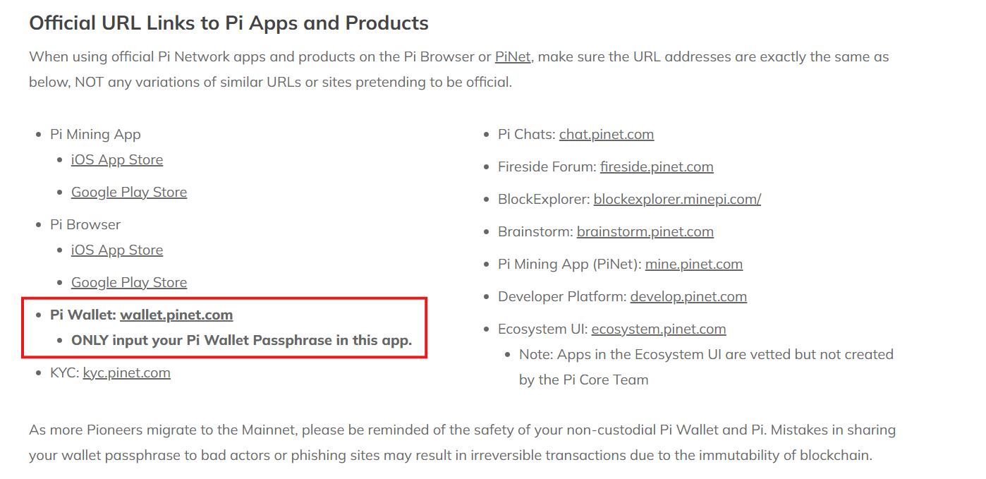 Oficiální odkazy URL na aplikace a produkty Pi Network Oficiální odkazy URL na aplikace a produkty Pi Network