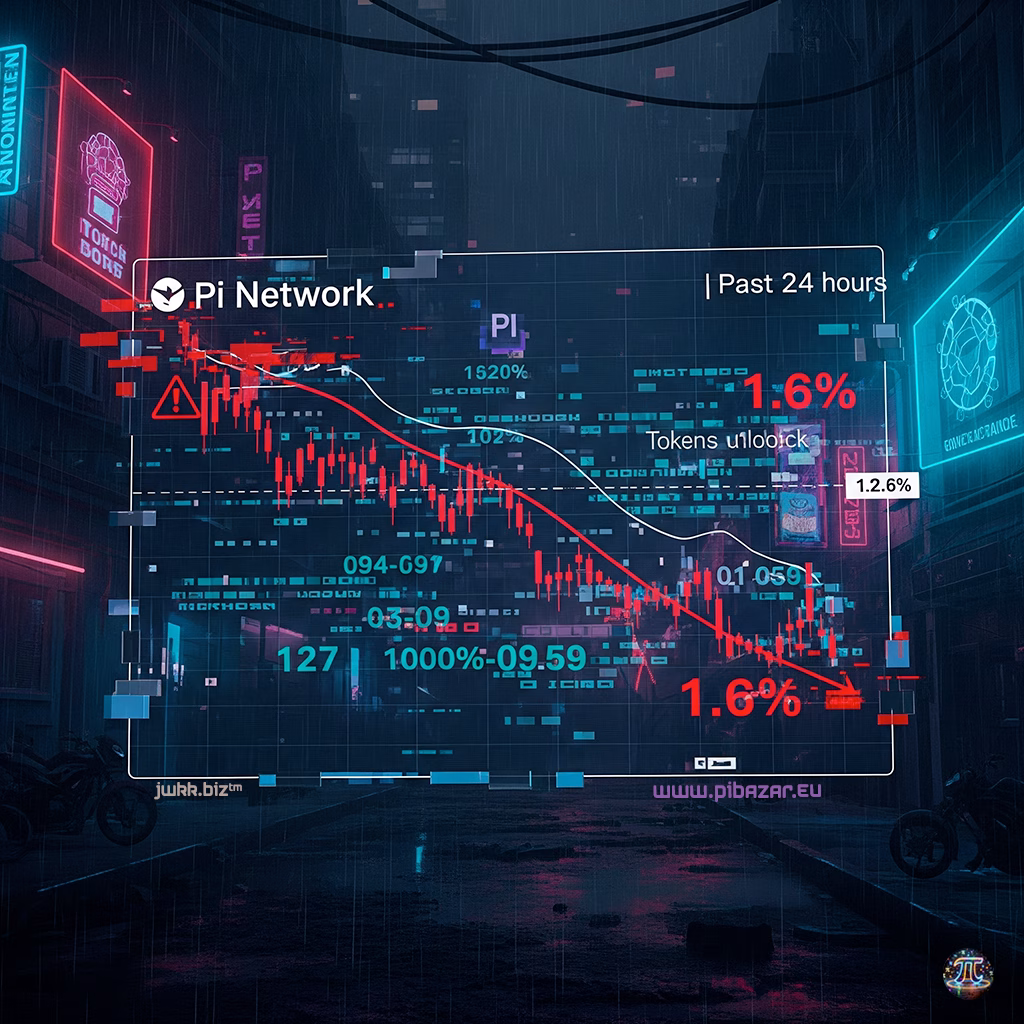 Pokles hodnoty Pi Network: Co způsobilo pokles o 1,6 %