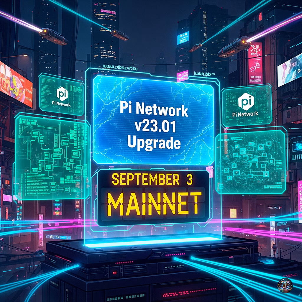 Pi Network připravuje upgrade na v23.01 před Mainnet 3. září