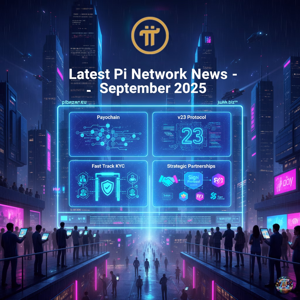 Nejnovější zprávy o Pi Network – září 2025: Payochain, Protokol v23, Fast Track KYC a strategická partnerství