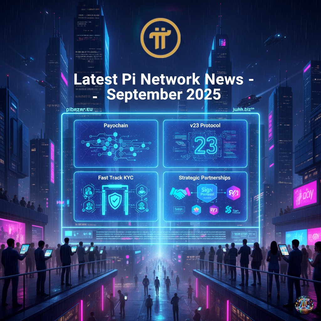 Nejnovější zprávy o Pi Network - září 2025: Payochain, Protokol v23, Fast Track KYC a strategická partnerství