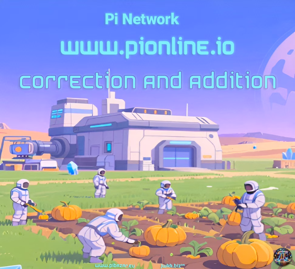 Oprava a Doplnění – PiOnline: Nová DeFi hra na Pi Network