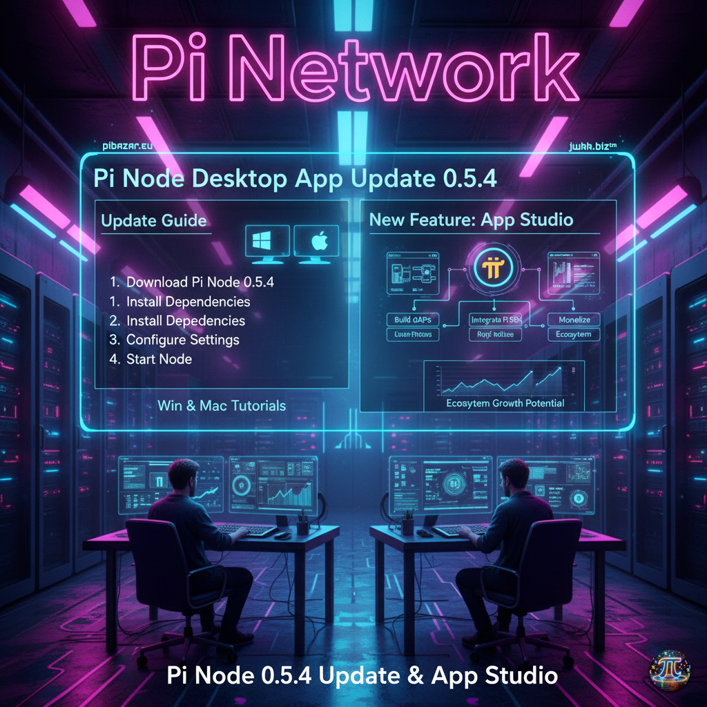 Jak aktualizovat desktopovou aplikaci Pi Node na verzi 0.5.4 a dozvědět se o nové funkci App Studio