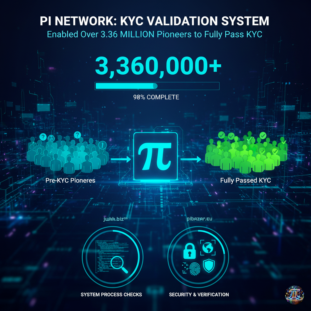 Kontroly Systémových Procesů Pi Network Umožnily Více Než 3,36 Miliónů Pioneerů s Předběžným KYC Plně Projít PI KYC