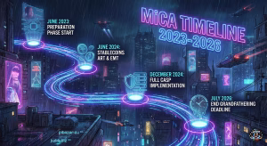MiCA Timeline 2023 - 2026