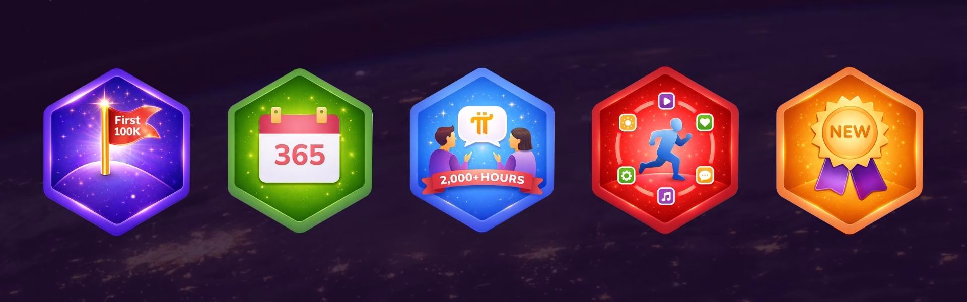 Pi Network - Commemorative Badges