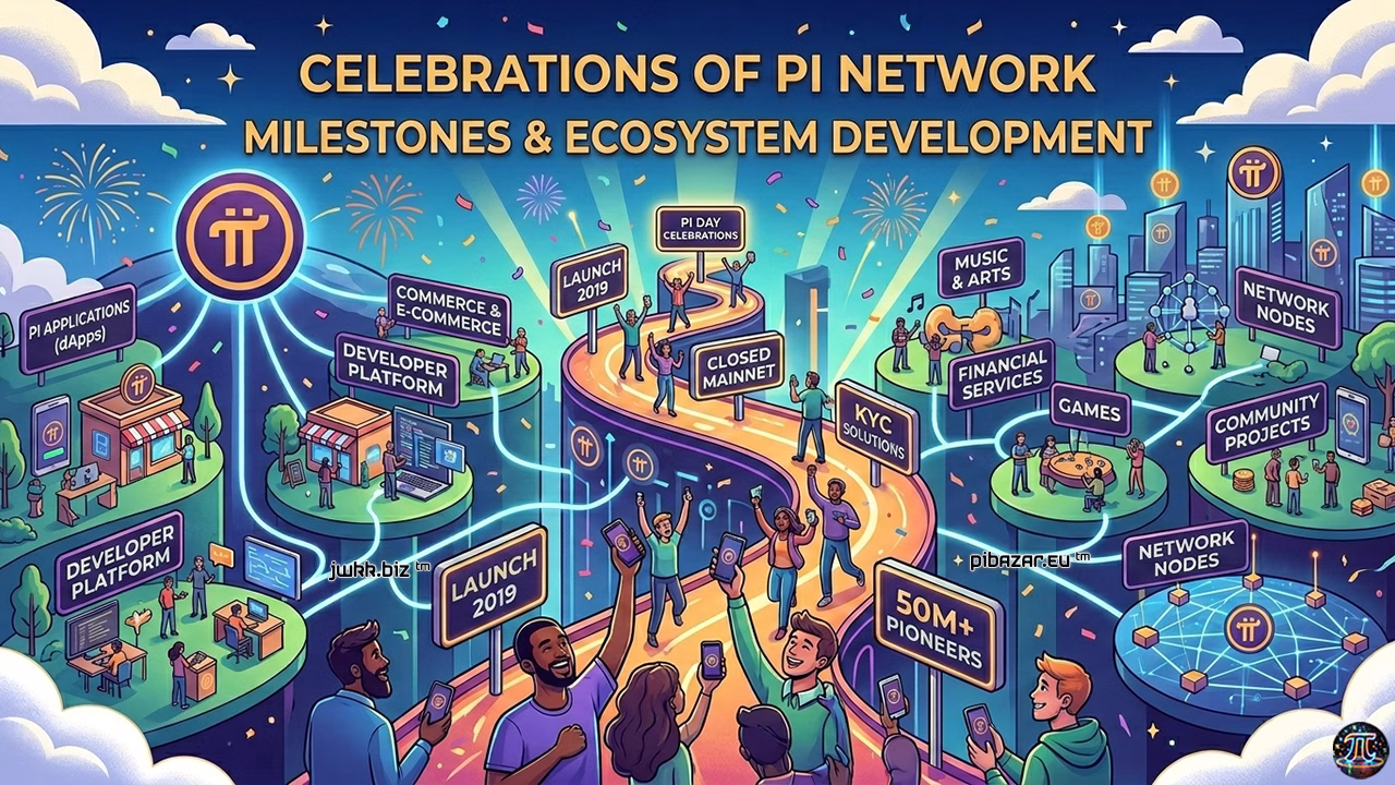 Pi Network Milestone Celebrations and Token Ecosystem Development