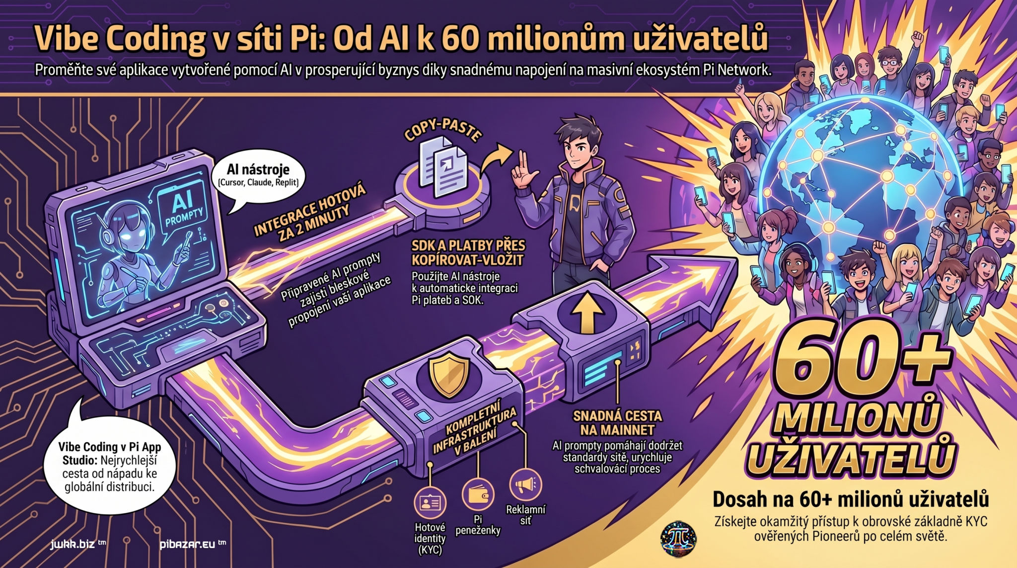 Vývoj v rozsáhlé digitální síti [Infografika]