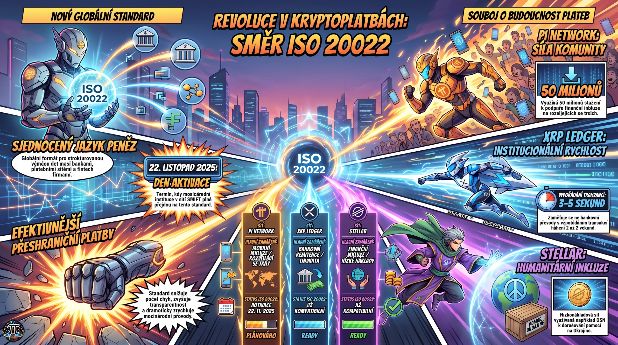 Revoluce v kryptoplatbách ISO 20022 [Infografika]